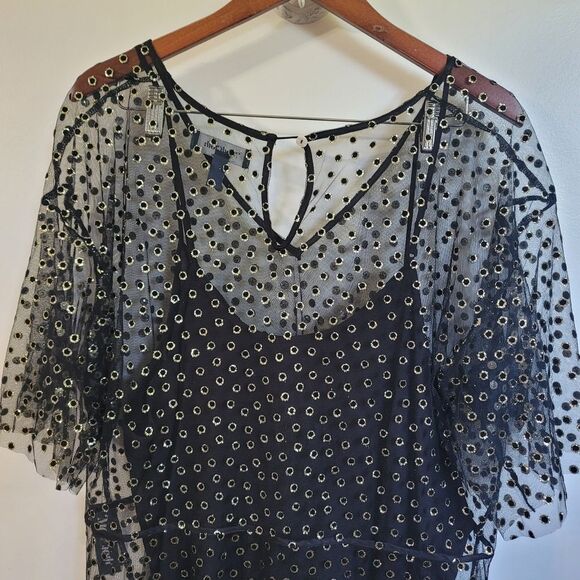 New Modcloth Shimmer and Swish Midi Dress Size 1X - Picture 9 of 10